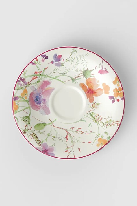 Villeroy & Boch spodek do filiżanki Mariefleur Tea 16 cm kolor multicolor