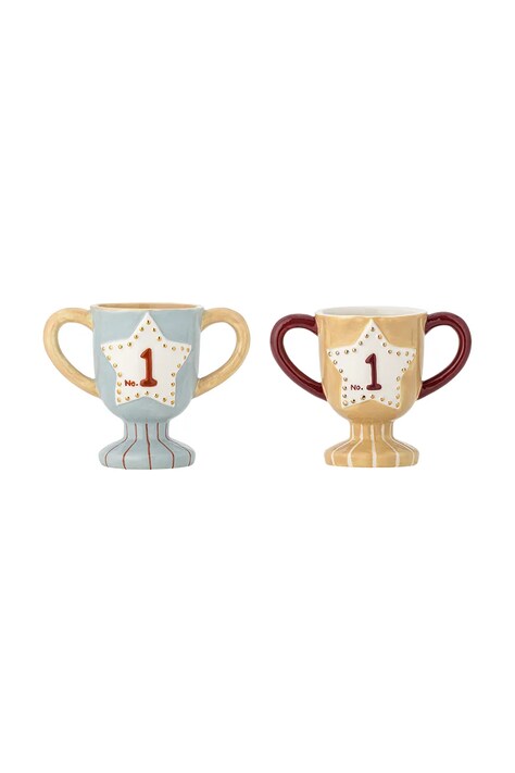 Bloomingville zestaw kubków Trophy 150 ml 2-pack kolor multicolor