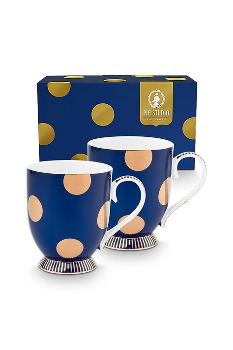 Pip Studio zestaw kubków Dot Delight 350 ml 2-pack kolor multicolor