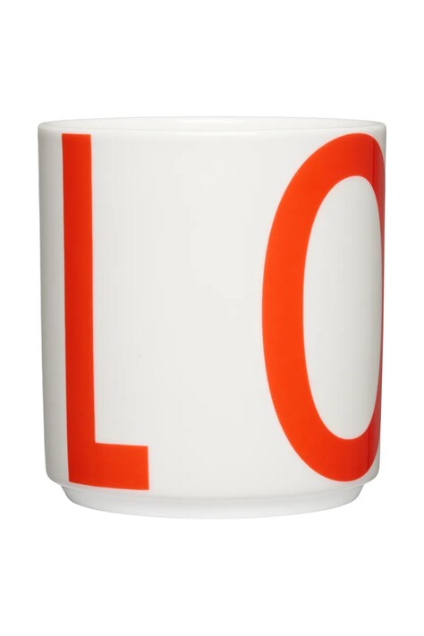 Design Letters kubek Vintage ABC 250 ml kolor pomarańczowy