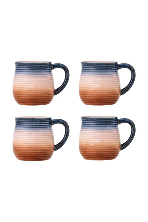 Bloomingville zestaw kubków Tatum 400 ml 4-pack kolor multicolor 82072784