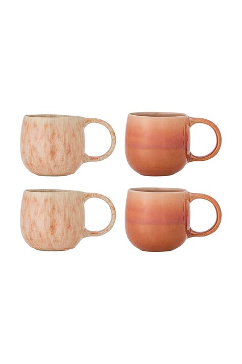 Bloomingville zestaw kubków Roselyn 280 ml 2-pack kolor różowy 82068724