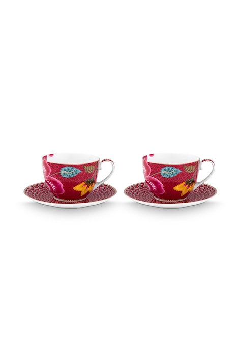 Pip Studio Zestaw filiżanek z porcelany Blooming Tales Fantasy 300 ml 51004235