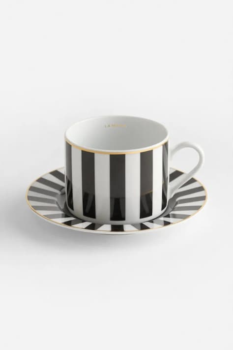 La Mania filiżanka ze spodkiem z porcelany 190 ml 5902037040026