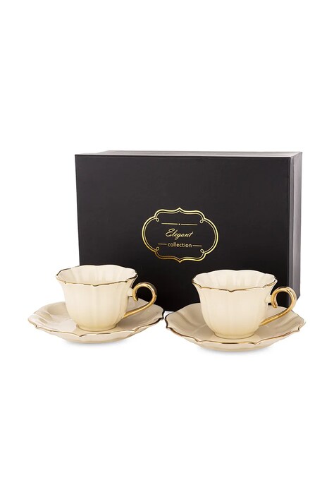 Inne csésze készlet csészealjjal porcelán 6,5 x 10 x 12,5 cm 176554