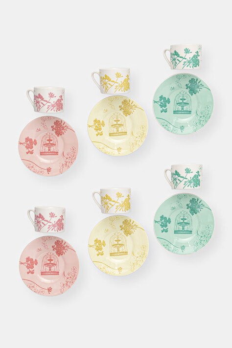 Palais Royal zestaw filiżanek ze spodkami z porcelany 100 ml 1038471