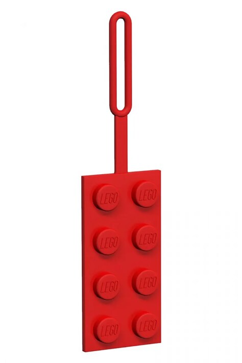 Lego etichetă de bagaj culoarea roșu