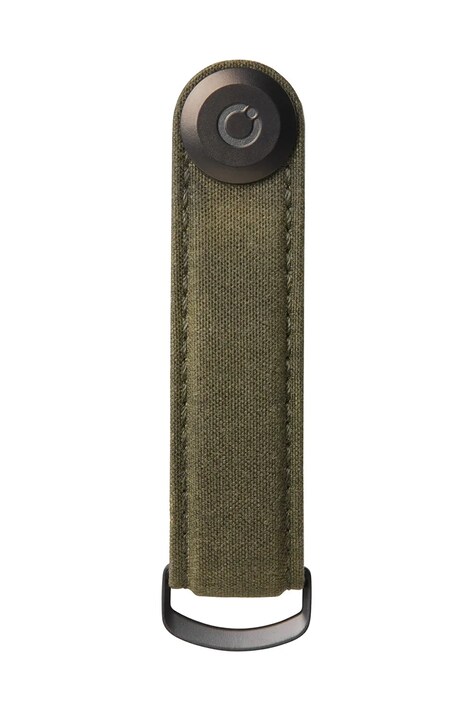 Orbitkey etui na klucze Waxed Canvas 8,5 cm kolor zielony