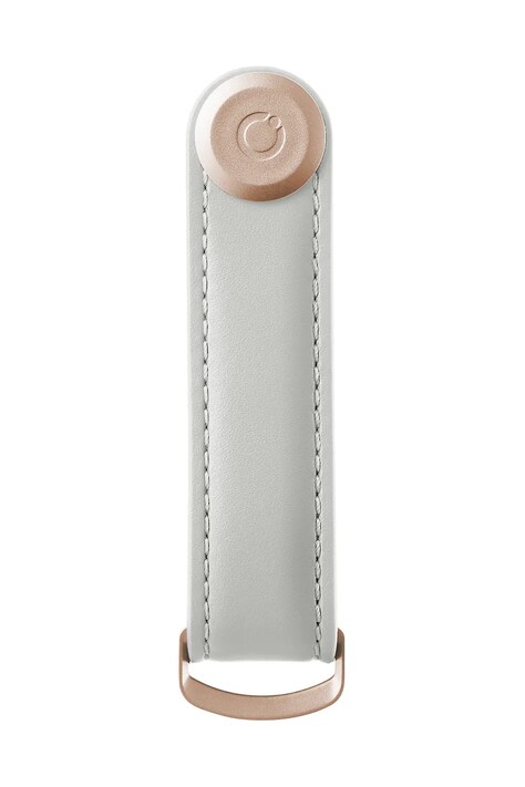 Orbitkey etui na klucze Leather Stone 8,5 cm kolor biały