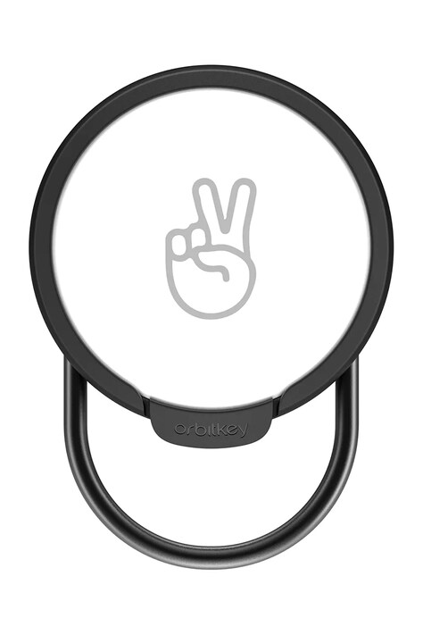 Брелок для ключей Orbitkey Slim Case for AirTag 12,5 cm. цвет чёрный