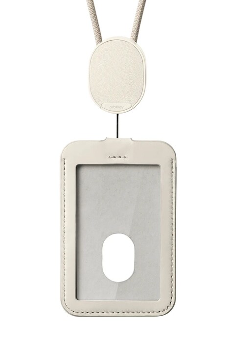 Orbitkey uchwyt do karty id ze smyczą Card Holder 56 x 7 x 0,4 cm kolor beżowy