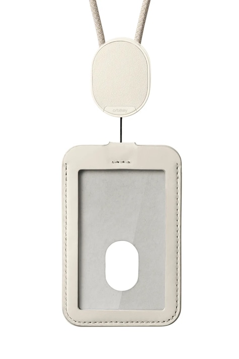 Orbitkey porta carte d'identità con cordino Card Holder 56 x 7 x 0,4 cm colore beige