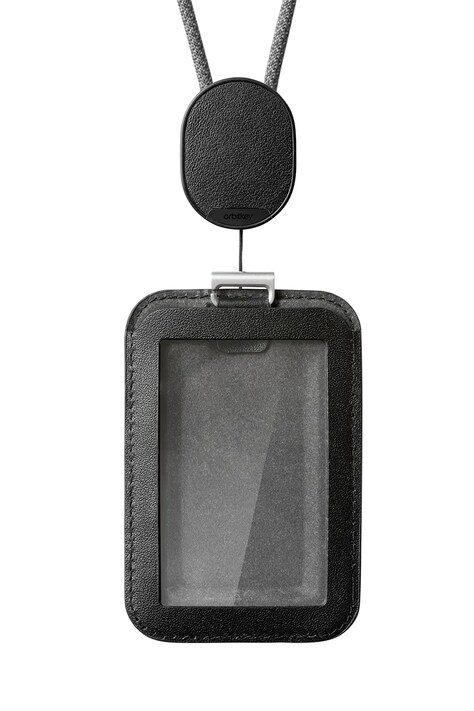 Orbitkey uchwyt do karty id ze smyczą Card Holder Pro 56 x 7 x 0,9 cm kolor czarny
