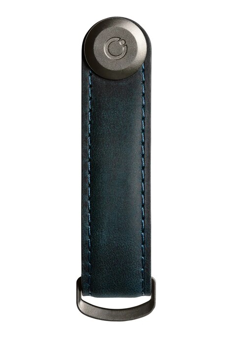 Orbitkey etui na klucze skórzane kolor niebieski