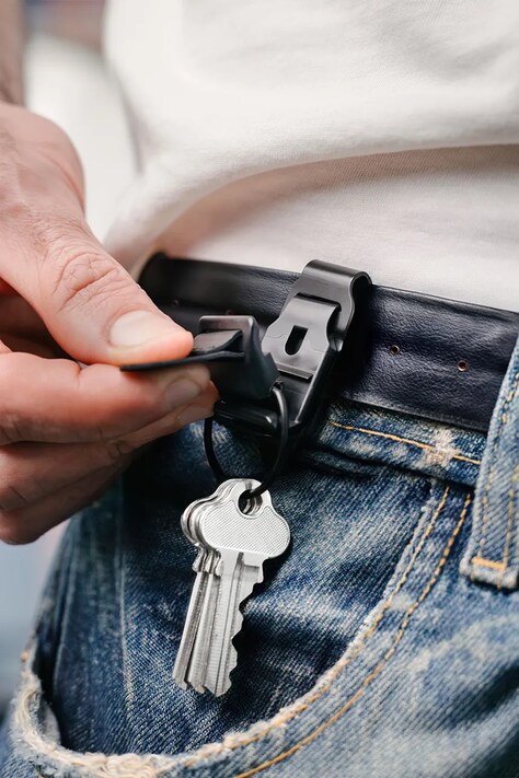 Orbitkey magnetyczny klips do kluczy kolor czarny