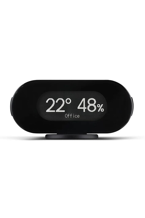 Jacob Jensen stacja pomiaru temperatury i wilgotności Climate Station 11,5 x 5,5 x 2,3 cm kolor czarny
