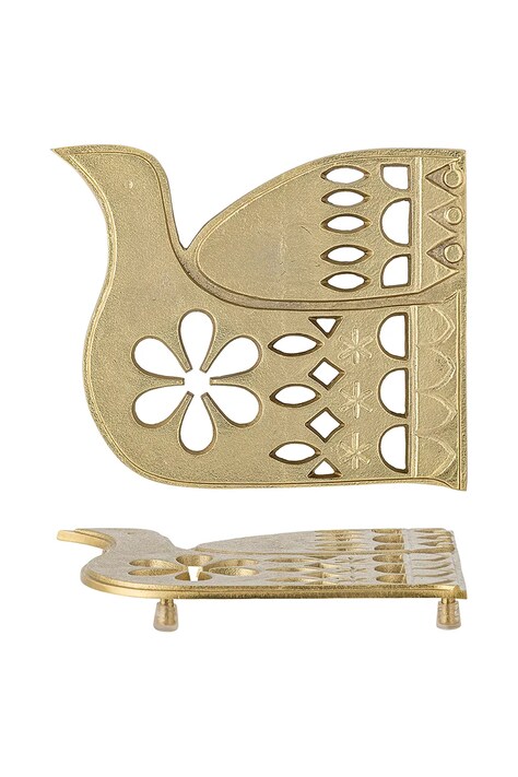 Кухонная подставка Bloomingville 20 x 2 x 16,5 cm цвет жёлтый
