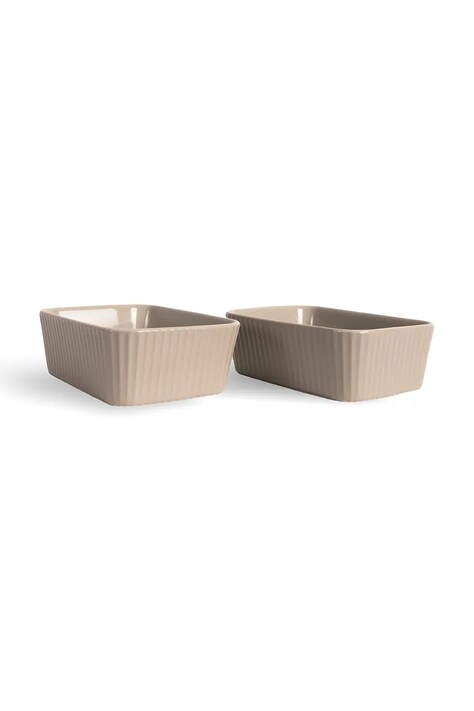 Žáruvzdorná miska Sagaform Flora 2-pack béžová barva