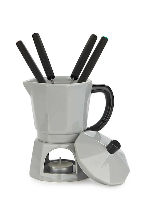 Balvi set de fondue 16 cm culoarea gri