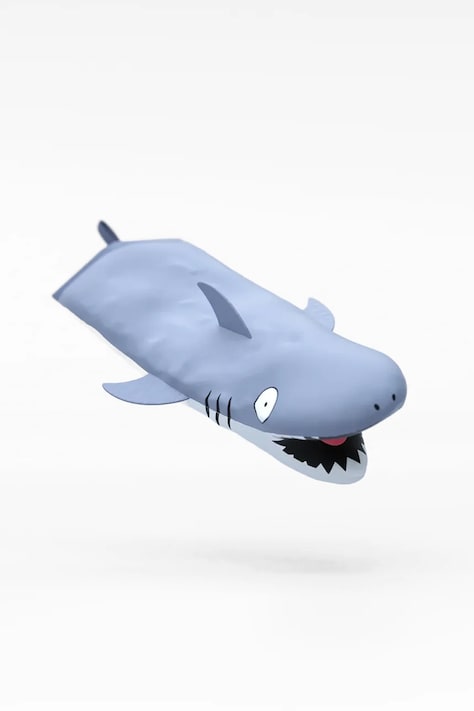 Kuchynská rukavica Fluid Market Shark modrá farba
