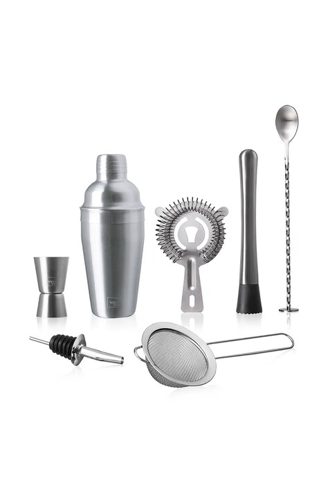 Vacu Vin zestaw barmański Cocktail Set Plus 7-pack kolor szary