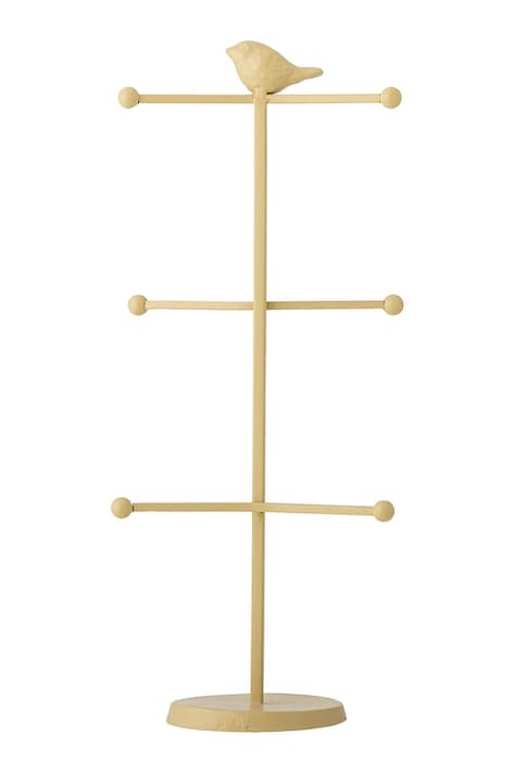 Bloomingville stojak na kubki Dean 18 x 44 x 11,5 cm kolor żółty