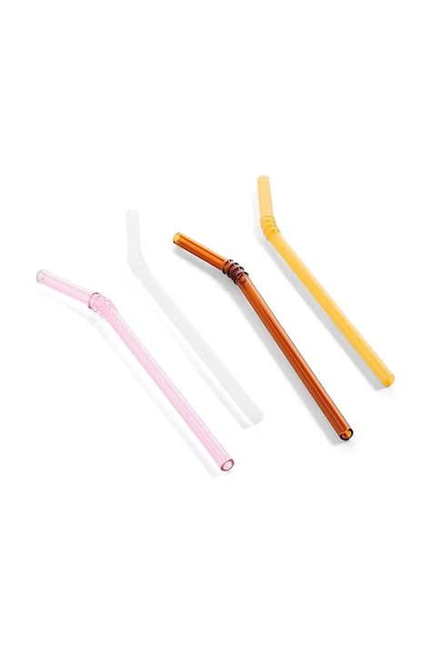 HAY Set de paie cu o perie SipSwirl 19 cm 4-pack