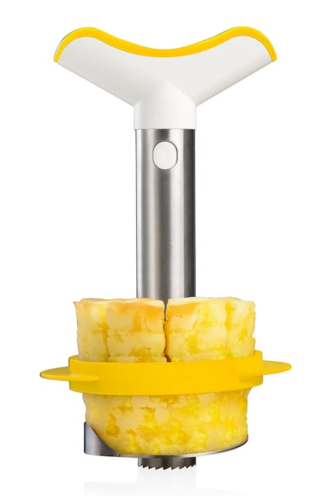 Vacu Vin krajacz do ananasa Pineapple Slicer & Wedger Stainl 20 x 10 cm kolor szary