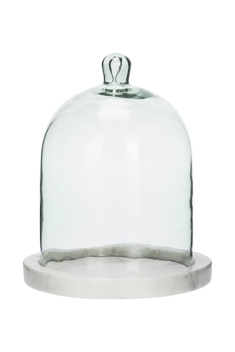 Стойка за торта с капак Madam Stoltz 13 x 18 cm в прозрачен цвят EV.32600