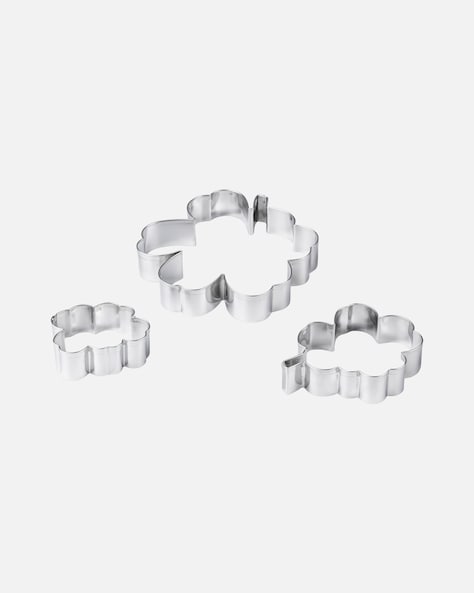Marimekko Forme pentru prăjituri din oţel inoxidabil 14,0 x 12,5,10,4 x 8,3 cm 076121-100