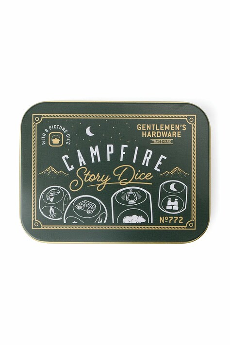 Kempingová hra Campfire Story Dice čierna farba