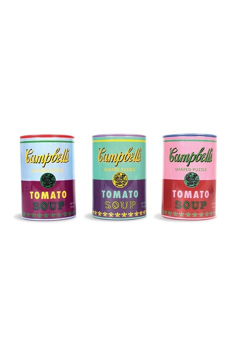 Пъзел в кутия Galison Andy Warhol Soup Cans (3 броя)