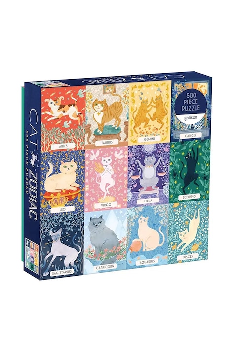 Galison puzzle Cat Zodiac 500 elementów