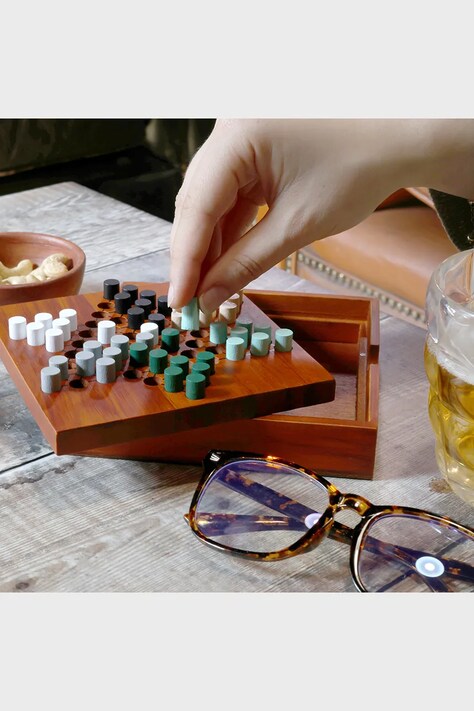 Настільна гра - китаєць Luckies of London Chinese Checkers 14 x 26 cm — фото 4