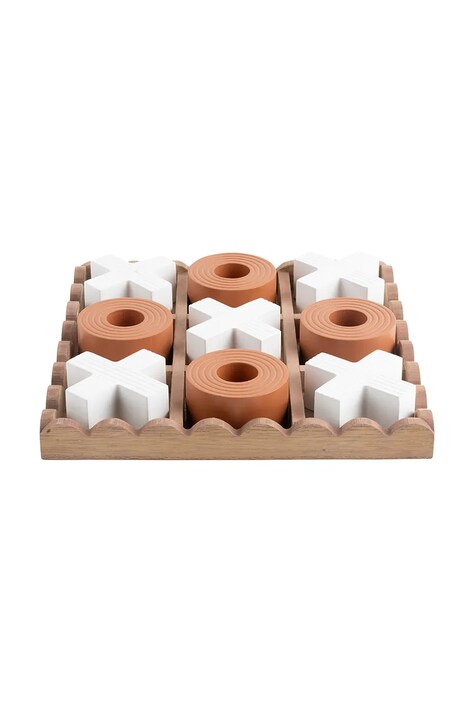 Present Time gra planszowa - kółko i krzyżyk Tic Tac Toe 18,5 cm kolor multicolor