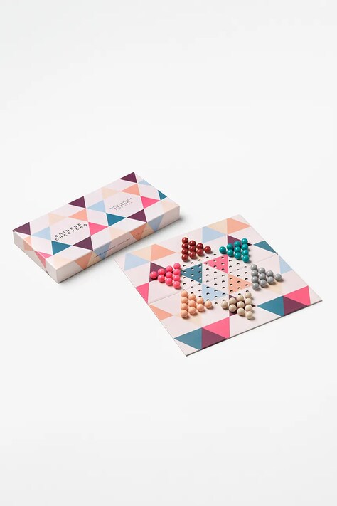 Printworks warcaby Chinese Checkers 17,5 x 4 x 35 cm kolor multicolor PW00539