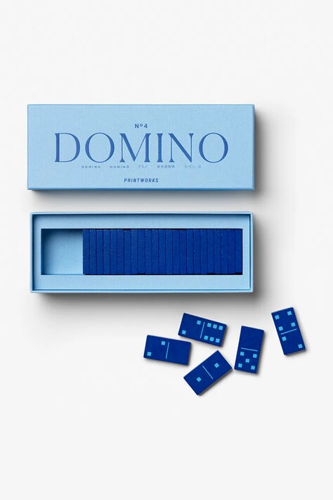 Printworks domino Classic 23,5 x 9 x 4,5 cm kolor niebieski PW00686