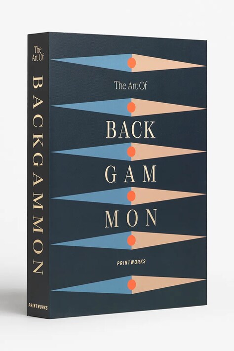 Printworks gra planszowa Art of Backgammon 30,5 x 22 cm kolor czerwony PW00757