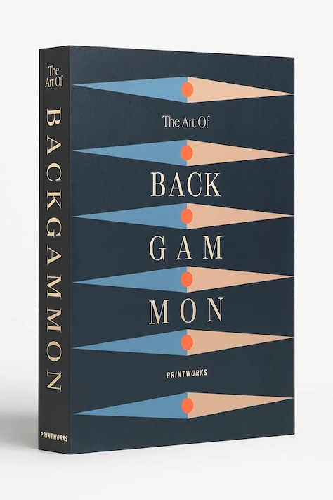 Printworks gra planszowa Art of Backgammon 30,5 x 22 cm kolor czerwony PW00757