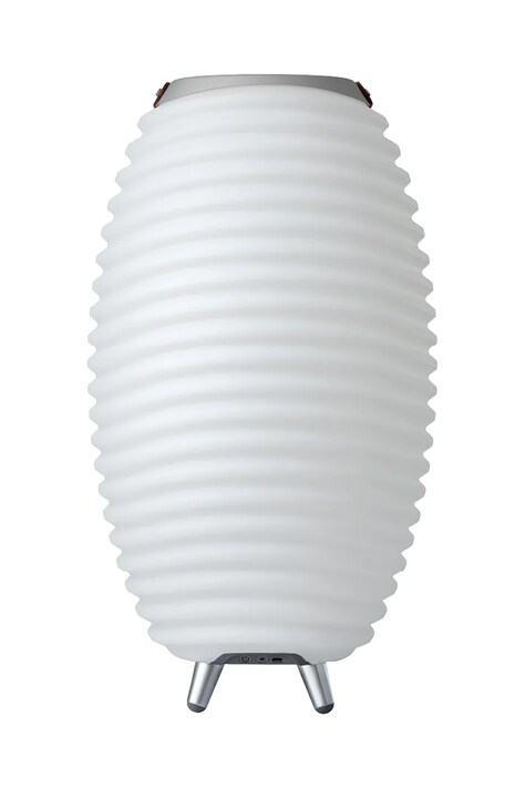 Led lampa s reproduktorom a úložným priestorom Kooduu Synergy 50 biela farba