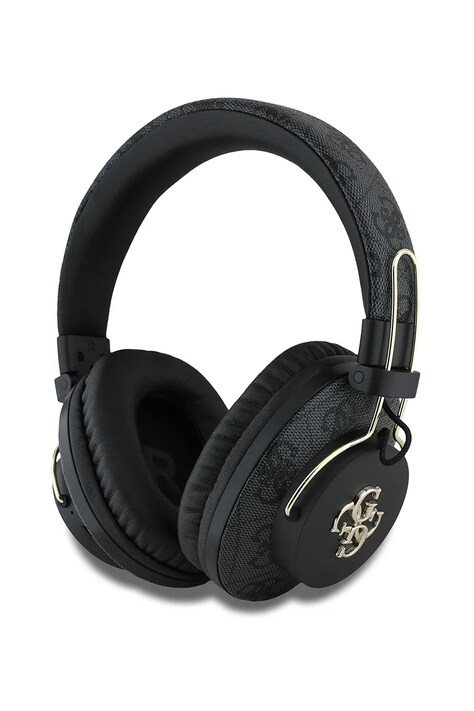 Guess căști wireless Metal 4G Logo culoarea negru
