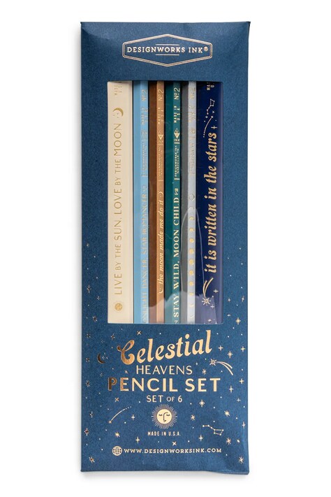 Sada tužek Designworks Ink Celestial Heavens 6-pack více barev