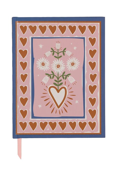 Designworks Ink notatnik A Dopo Hearts Journal kolor multicolor