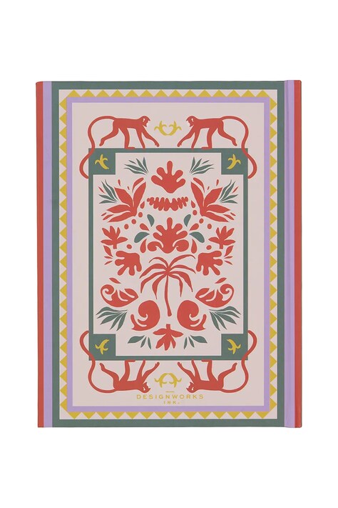 Σημειωματάριο Designworks Ink A Dopo Monkey Journal χρώμα: πολύχρωμο