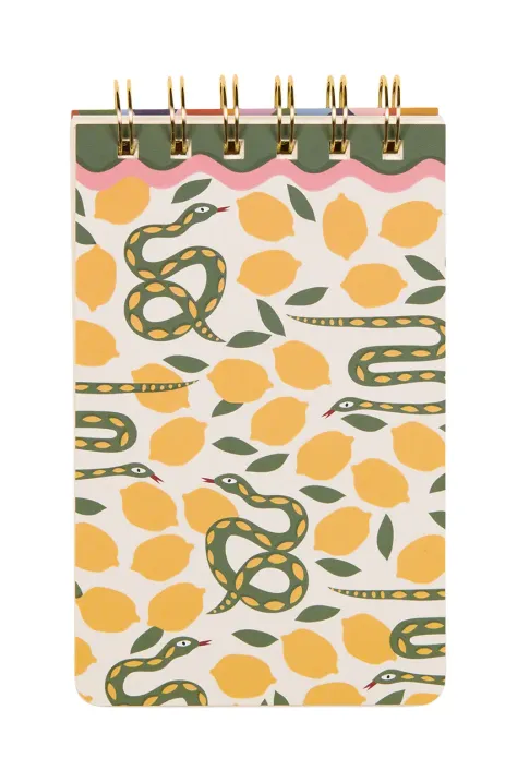 Designworks Ink notatnik A Dopo Snake Twin Wire Note kolor multicolor
