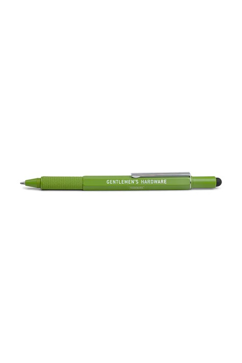 Multifunkční pero Gentlemen's Hardware Tooling Pen 6 v 1 zelená barva
