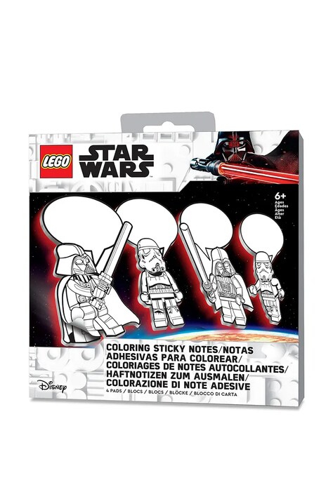 Lego karteczki samoprzylepne na notatki Darth Vader kolor multicolor