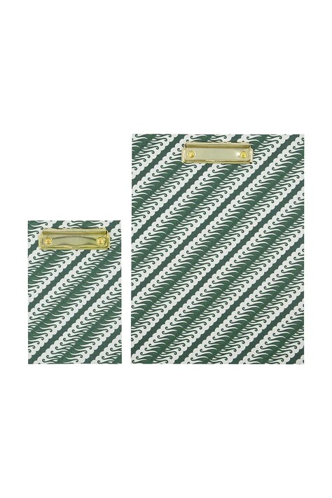 House Doctor podkładka do pisania HDClip 24 x 32 cm 2-pack kolor zielony