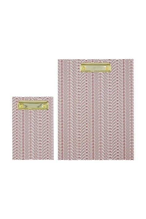 House Doctor podkładka do pisania HDClip 24 x 32 cm 2-pack kolor czerwony