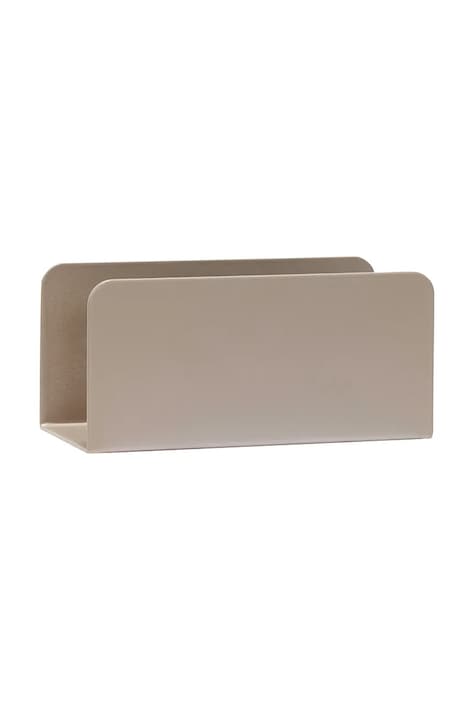 Hübsch suport de ziar pentru perete 15 x 7 x 7 cm culoarea bej